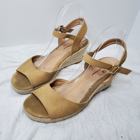 Tommy Bahama Womens 9 Caisy Espadrille Wedge Tan - Picture 5 of 8